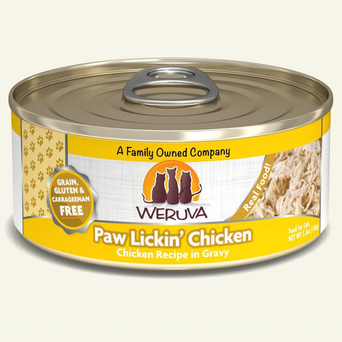 Weruva Paw Lickin’ Chicken Chicken Recipe in Gravy Canned Cat Food