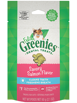 FELINE GREENIES™ Dental Treats Savory Salmon Flavor