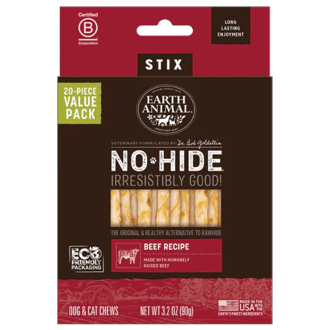 Earth Animal Beef No-Hide® Dog & Cat STIX