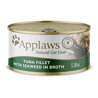 Applaws Natural Wet Cat Food Tuna Fillet with Seaweed in Broth