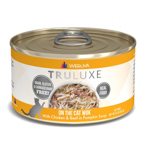 Weruva TRULUXE On The Cat Wok with Chicken and Beef in Pumpkin Soup Canned Cat Food