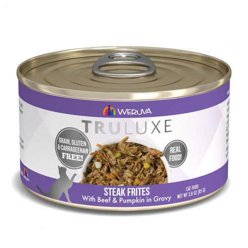 Weruva TRULUXE Steak Frites with Beef and Pumpkin in Gravy Canned Cat Food