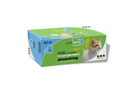 Van Ness Extra Giant Drawstring Cat Pan Liners