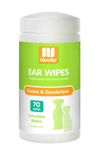 Nootie Cucumber Melon Ear Wipes For Dogs & Cats