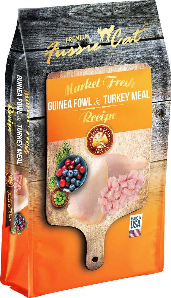 Fussie Cat Market Fresh Grain Free Guinea Fowl & Turkey Meal Recipe Dry Cat Food