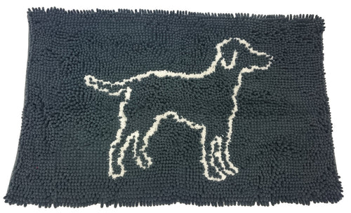 CLEAN PAWS MAT GREY 35X24