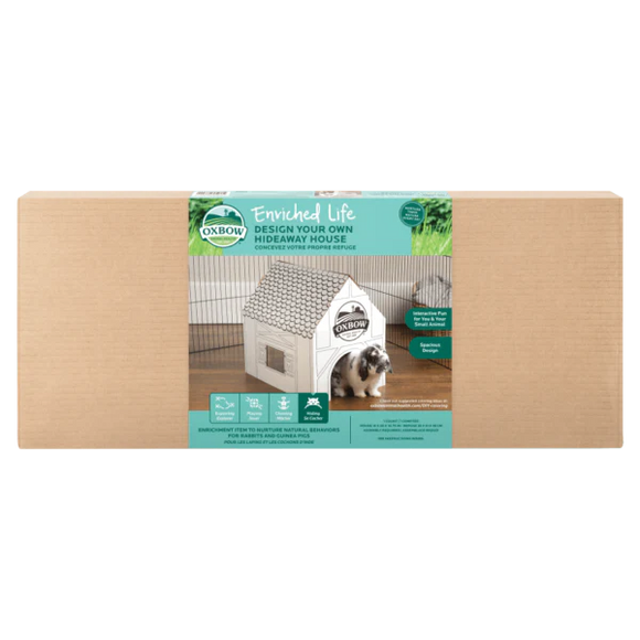 Oxbow Animal Health Enriched Life - Design Your Own Hideaway House for Small Animals