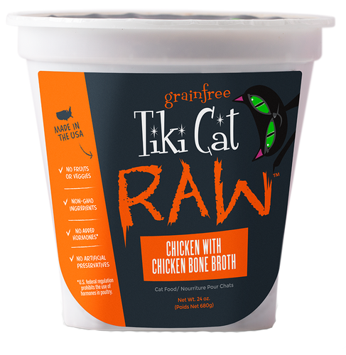 Tiki Cat® Raw™ Chicken with Chicken Bone Broth