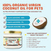 CocoTherapy Virgin Coconut Oil USDA Certified Organic Coconut Oil for Dogs, Cats, & Birds