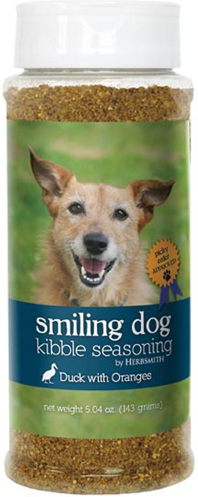 Herbsmith Smiling Dog Kibble Seasoning Duck with Oranges Dog Food Topper