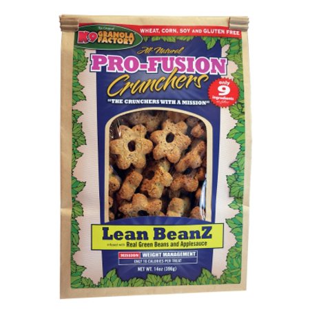 K9 Granola Factory Pro-Fusion Crunchers Lean BeanZ Recipe Dog Treats