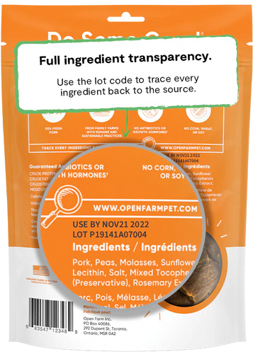 Open Farm Dehydrated Pork Treats