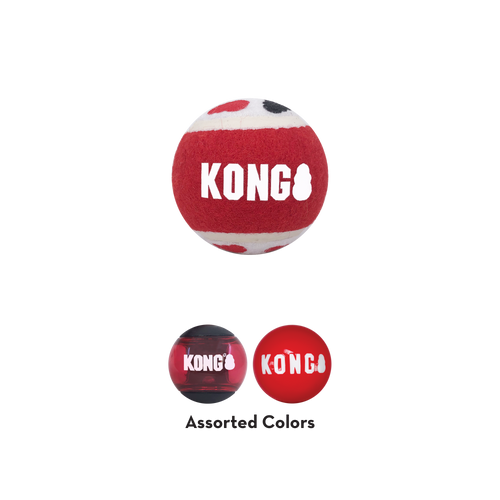 KONG Signature Balls Dog Toy 3-Pk