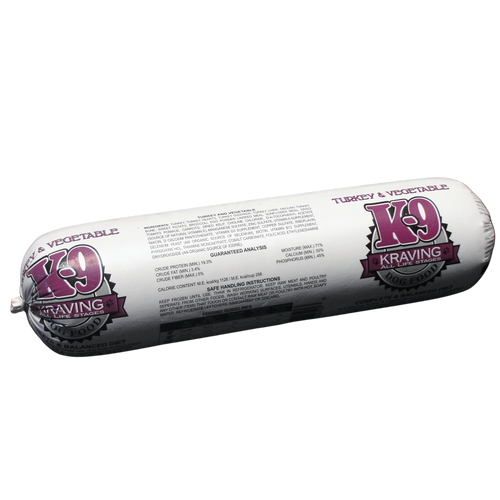 K-9 Kraving Turkey & Vegetable Raw Dog Food