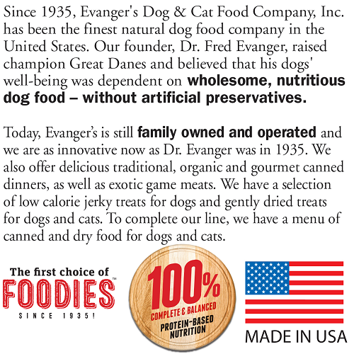 Evanger's Super Premium Venison and Beef Dinner