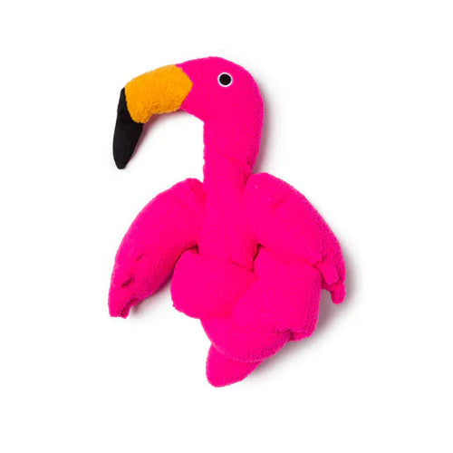 Fab Dog Twisty Flamingo Dog Toy