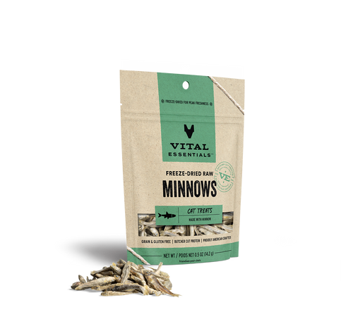 Vital Essentials Freeze Dried Raw Minnows Cat Treats