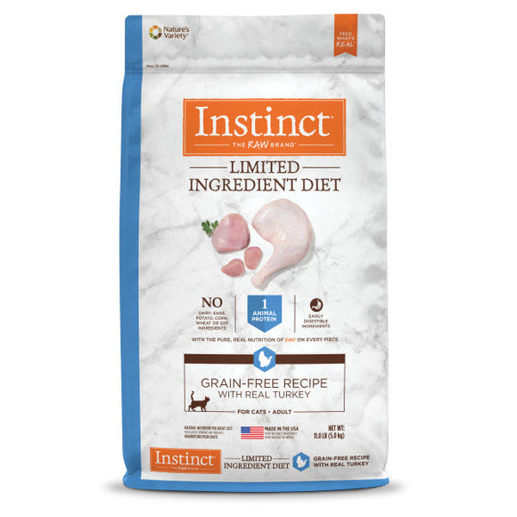 Nature's Variety Instinct Limited Ingredient Diet Turkey Recipe Dry Cat Food