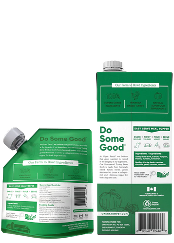 Open Farm Homestead Turkey Bone Broth for Dogs & Cats