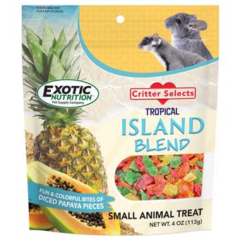 Exotic Nutrition's Critter Selects Tropical Island Blend