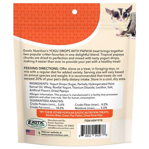 Exotic Nutrition Yogu Drops with Papaya