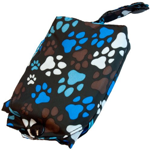 RC PETS PACKABLE RAIN PONCHO- PITTER PATTER CHOCOLATE