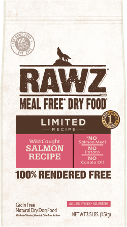 Rawz Limited Recipe Wild Caught Salmon Dog Food Recipe