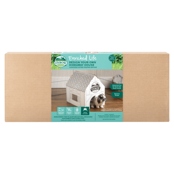 Oxbow Animal Health Enriched Life - Design Your Own Hideaway House for Small Animals