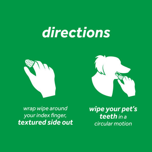 TropiClean Fresh Breath Dental Wipes for Dogs