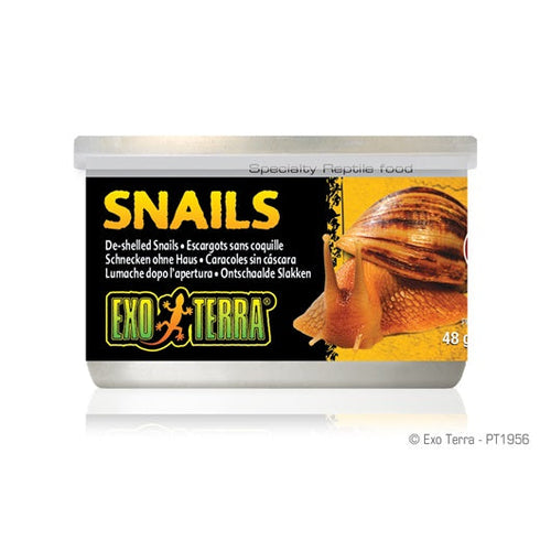 Exo-terra Snails Unshelled Reptiles Canned Food