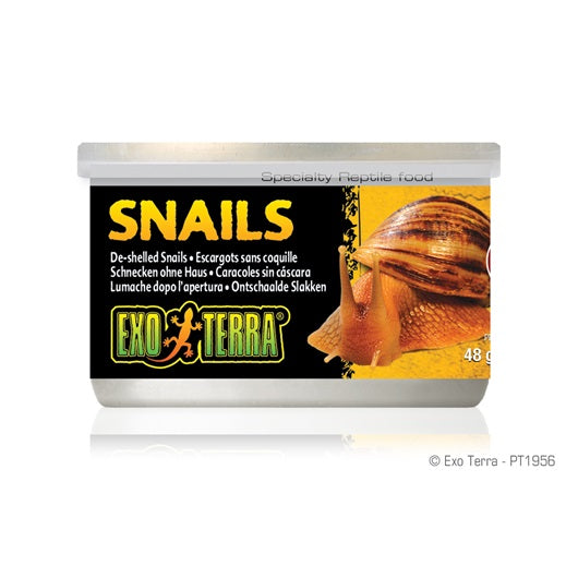 Exo-terra Snails Unshelled Reptiles Canned Food