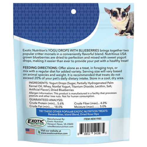 Exotic Nutrition Yogu Drops with Blueberry