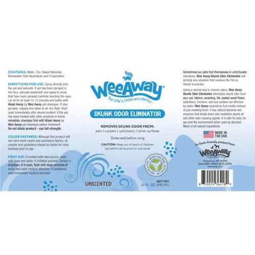 Wee Away Skunk Odor Eliminator