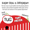 Jolly Pets Tug-a-Mals Cow Dog Toy