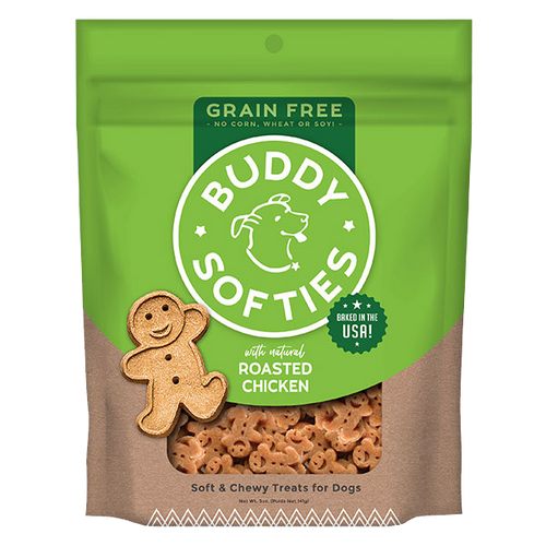 Cloud Star Buddy Biscuits Grain Free Soft & Chewy Dog Treats Roasted Chicken (6 oz)