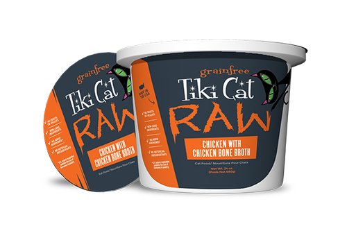 Tiki Cat® Raw™ Chicken with Chicken Bone Broth