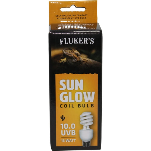 Fluker's Sun Glow Coil Bulb 10.0 UVB (13 WATT)