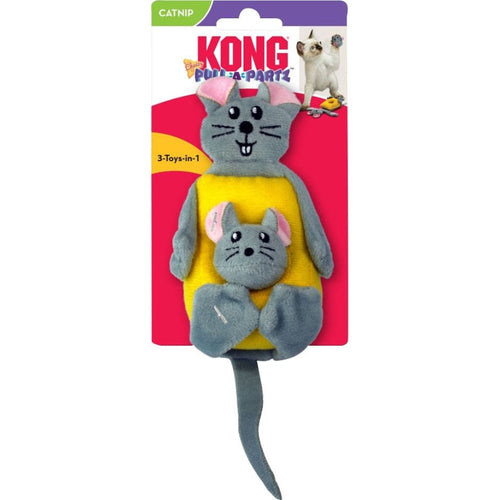 KONG PULL-A-PARTZ CHEEZY (GRAY)